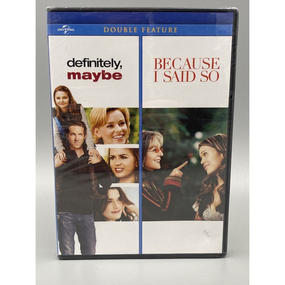 Definitely, Maybe /‎ Because I Said So Double Feature [DVD] SEALED